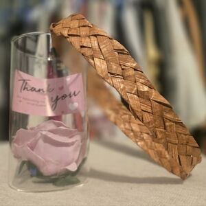 Hand Woven Natural Cedar Bark Headband - Northern BC Cedar